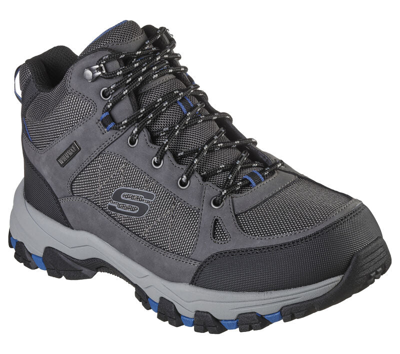 Skechers 204477 GRY Grey Mens Max Protect Water Resistant Trainers