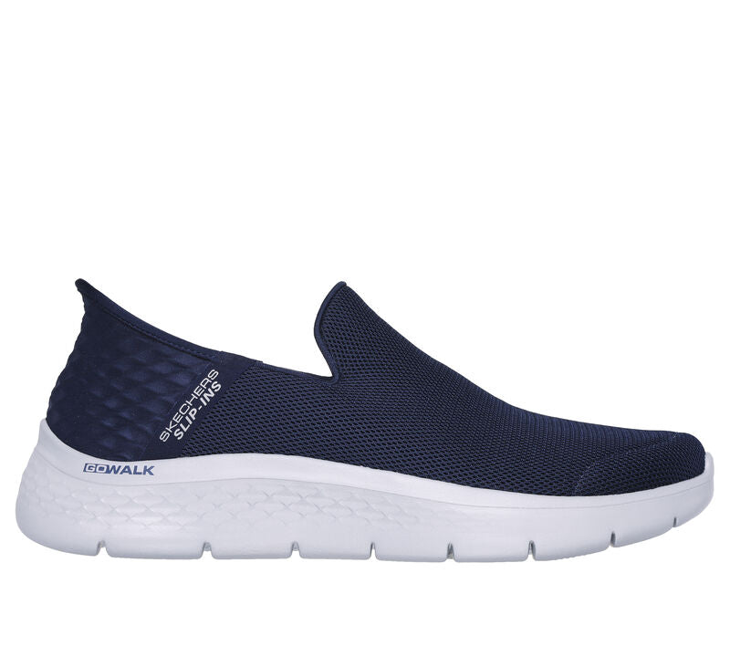 Skechers Slip Ins 216491 NVY Navy Mens Go Walk Flex Hands Free Slip The Shoe Centre