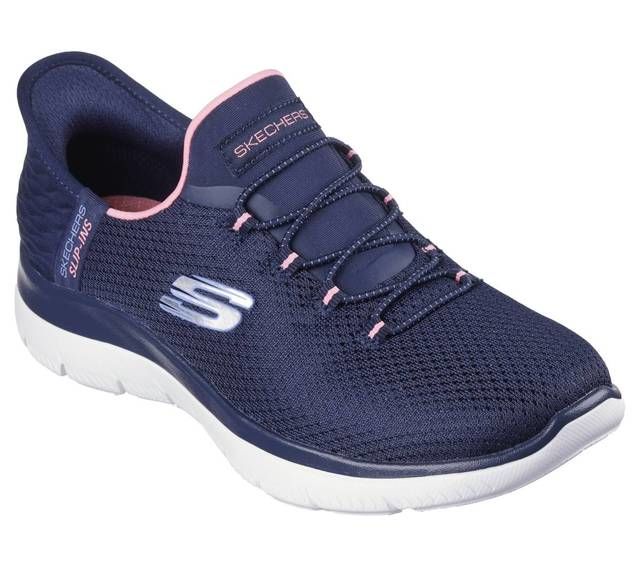 Navy blue skechers for women on sale