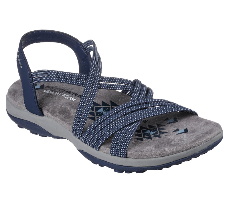 Skechers reggae outlet slim sandals navy