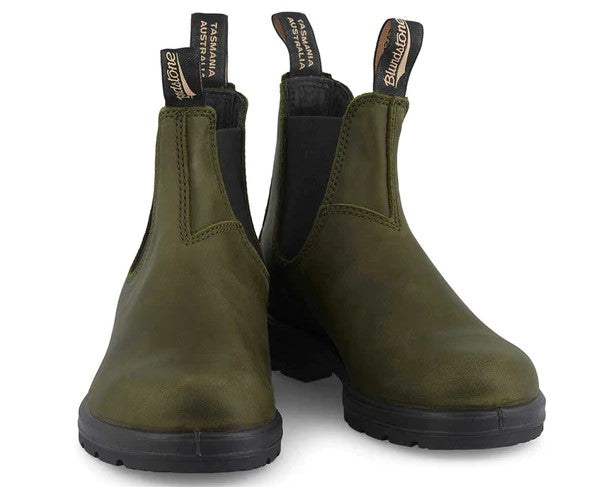 Blundstone 2052 Dark Green Unisex Premium Leather Stylish Chelsea