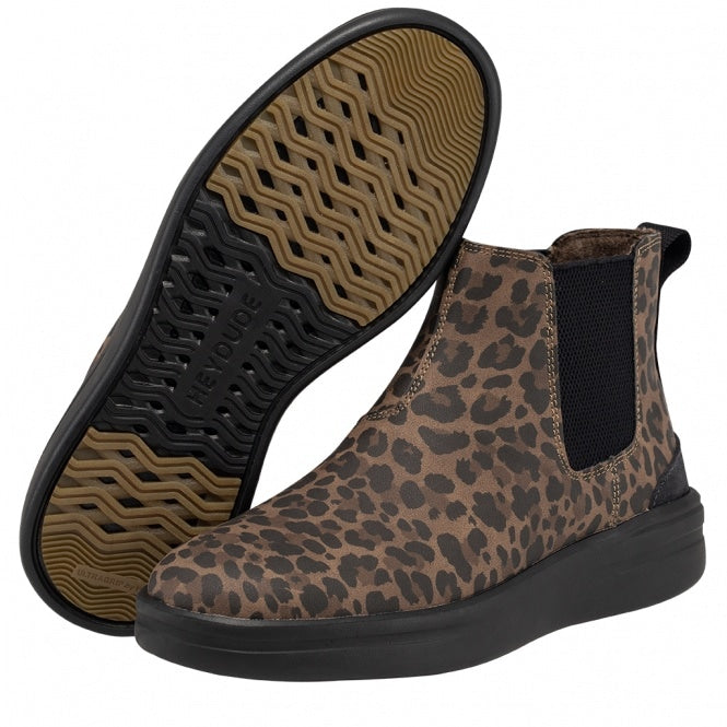 Hey dude 2025 leopard boots womens