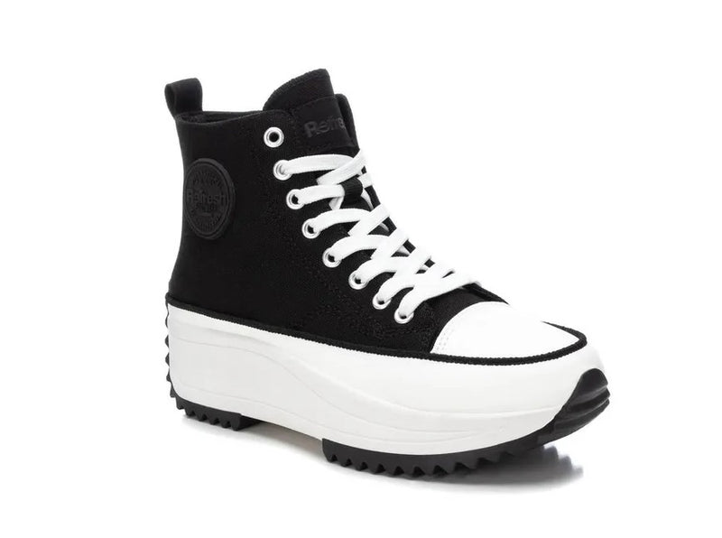 Refresh 170934 Black High Top Trainer Boot