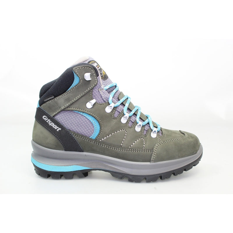 Grisport Lady Anaheim Grey Turquoise Womens Walking Hiking