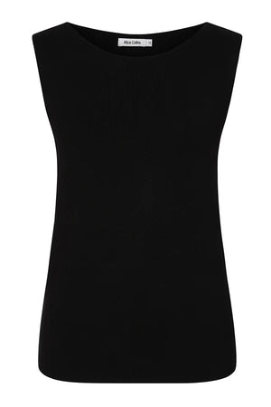 Alice Collins Vida Sleeveless Top Black