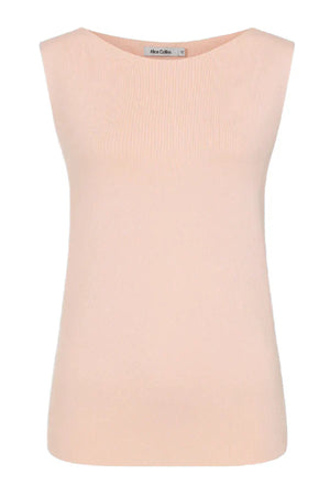 Alice Collins Vida Sleeveless Top Chalk Pink