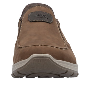 Rieker 03655-24 Braun Brown Mens Ready2Go Slip On Wide Fit Casual Comfort Shoes