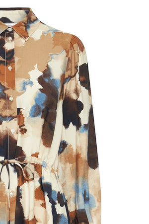 B.Young 20815222 Byihamma AOP Shirt Dress Birch Watercolour Mix