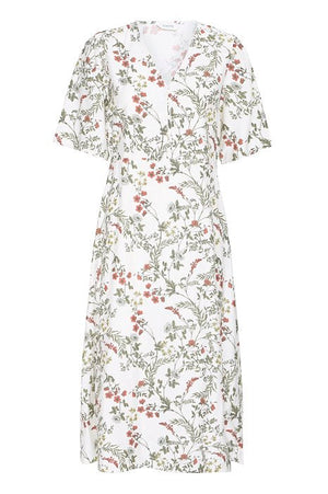 B.Young 20816769 Byimilda SS Dress Birch Flower Mix