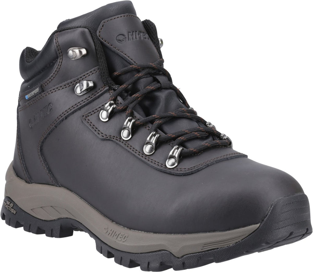 Hi-Tec Eurotrek Lite Brown Mens Waterproof Walking Boots