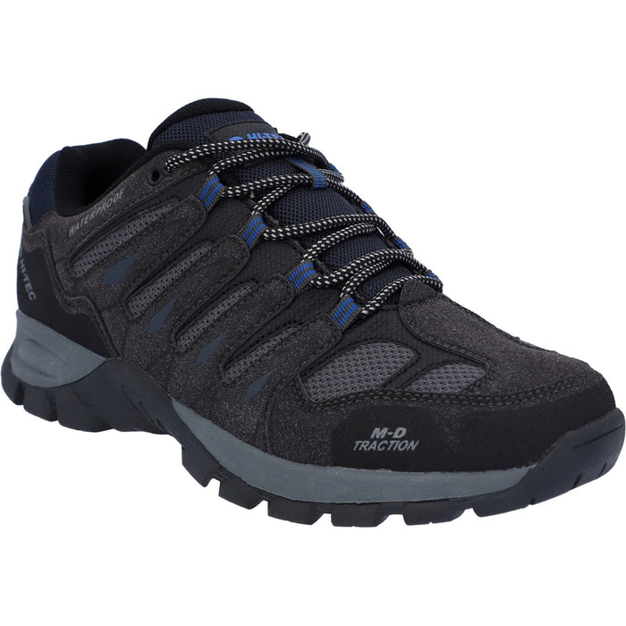 Hi-Tec Corzo Low Chocolate Mens Lace Up Walking Shoes