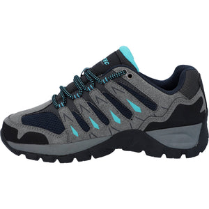 Hi-Tec Corzo Low Grey Womens Lace Up Walking Shoes