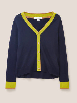 White Stuff Sally Dark Navy Smart Cardi