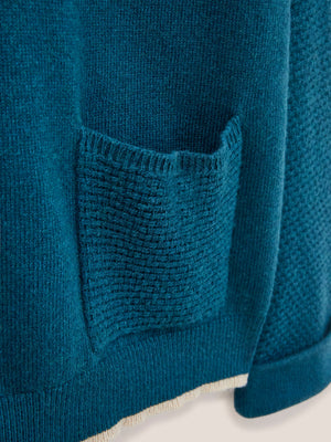 White Stuff Tyne Dark Teal Jumper