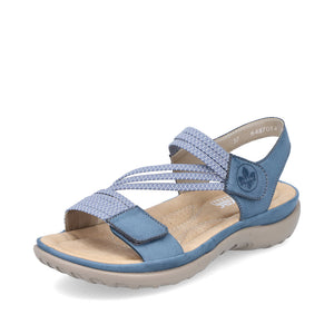 Rieker 64870-14 Jeans Womens Casual Comfort Touch Fastening Sling Back Sandals