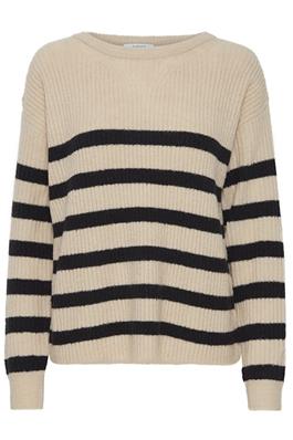 B.Young Womens 20813898 ByOnema Black Mix O'Neck Jumper