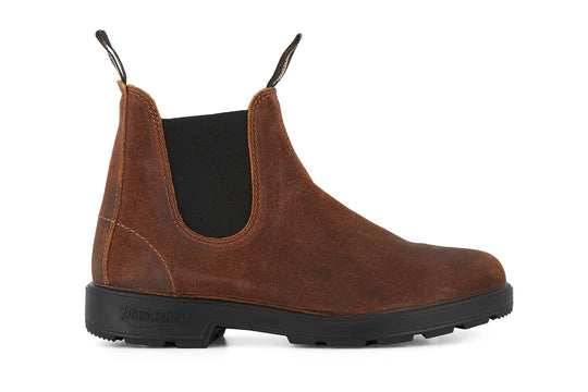 Blundstone 1911 Tobacco Unisex Premium Waxed Suede Stylish Chelsea Boots