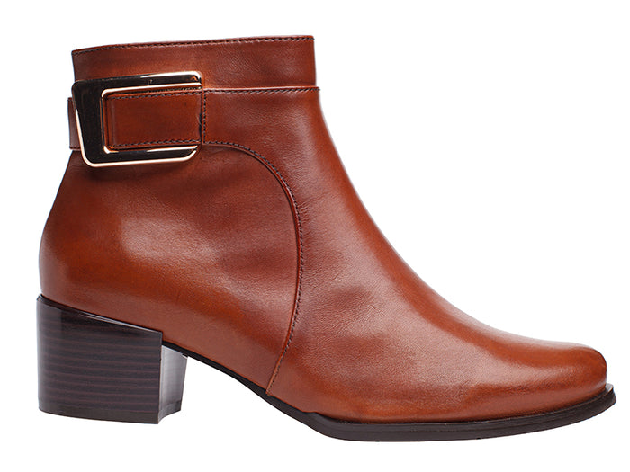 Regarde Le Ciel Jolene-27 6413 Cuoio Delice Leather Stylish Zip Up Ankle Boots