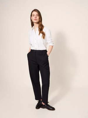 White Stuff Savannah Pure Black Stretch Trousers