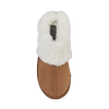 Jo & Joe Savannah Cognac Womens Faux Fur Slip On Mule Slippers