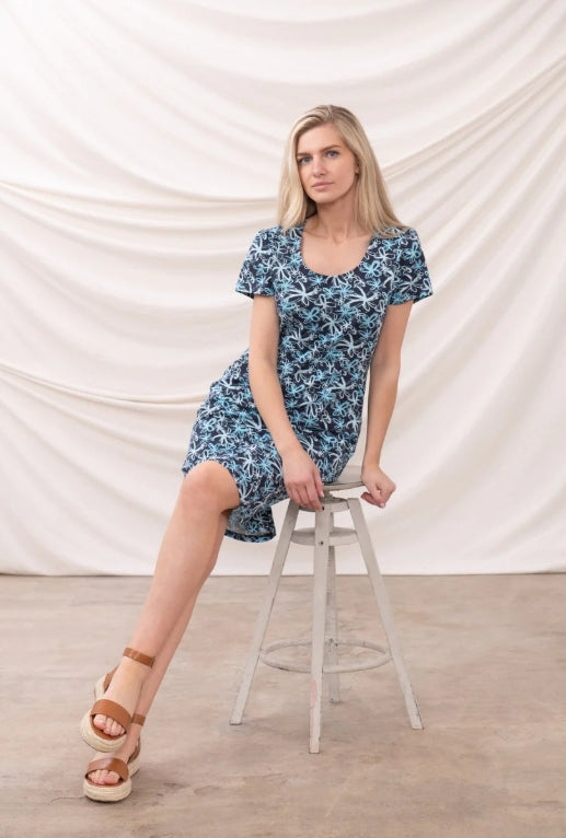 Lighthouse Lydia Dress Navy Floral