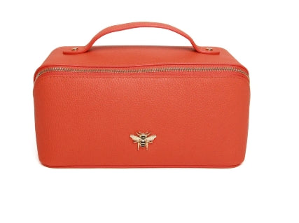 Alice Wheeler Mini Train Case Orange