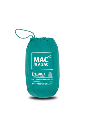 Mac in a Sac Synergy Teal Womens Packable Insulated Jacket