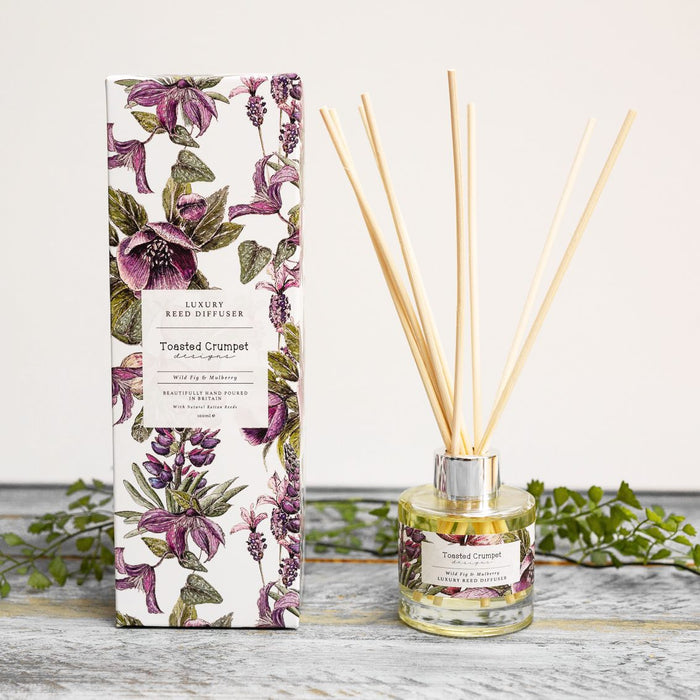 Toasted Crumpet Luxury Reed Diffuser Wild Fig & Mulberry