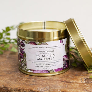 Toasted Crumpet Natural Soy wax Scented Candle Wild Fig & Mulberry