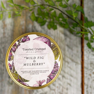 Toasted Crumpet Natural Soy wax Scented Candle Wild Fig & Mulberry