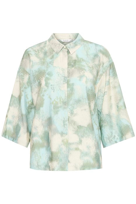 B.Young 20816716 Byibine SS Shirt Blue Haze