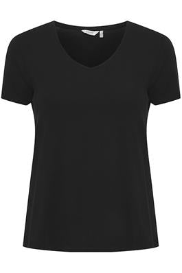 B.Young 20807597 Byrexima Vneck Tshirt Black