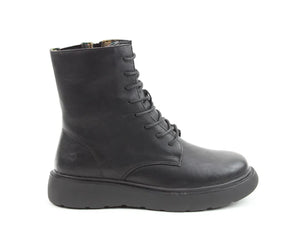 Heavenly Feet Fern Black Womens Litesoles Casual Comfort Zip Up Ankle Boots