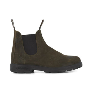 Blundstone 1615 Dark Olive Unisex Premium Suede Stylish Chelsea Boots