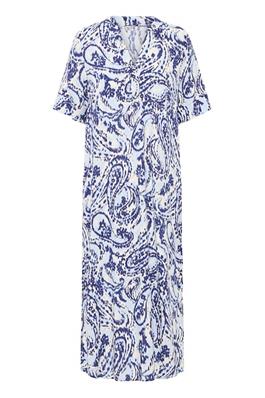 B.Young 20814539 Bymmjoella Dress 2 Blue Paisley