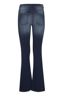 B.Young Womens 20807439 ByLola ByLuni Dark Ink Flare Jeans