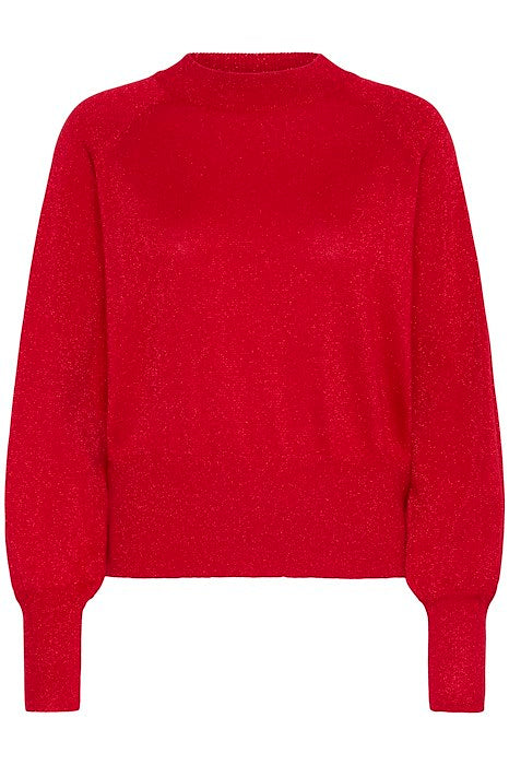 B.Young Bymobbe Jumper 20815891 Haute Red Mix