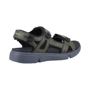 Hush Puppies Castro Khaki Mens Touch Fastening Sporty Sandals