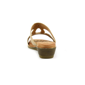 Lunar JLH434 Porto Beige Womens Wedge Sandals