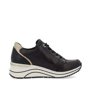 Remonte D0T03-01 Black Combination Womens Casual Comfort Sporty Shoes