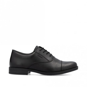 Rieker 10317-00 Black Mens Smart Lace Up Shoes