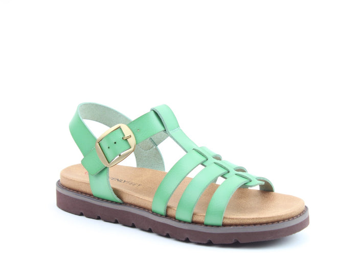 Heavenly Feet Saltwater Fern Womens Casual Comfort Slingback Buckle Fastening Sandals