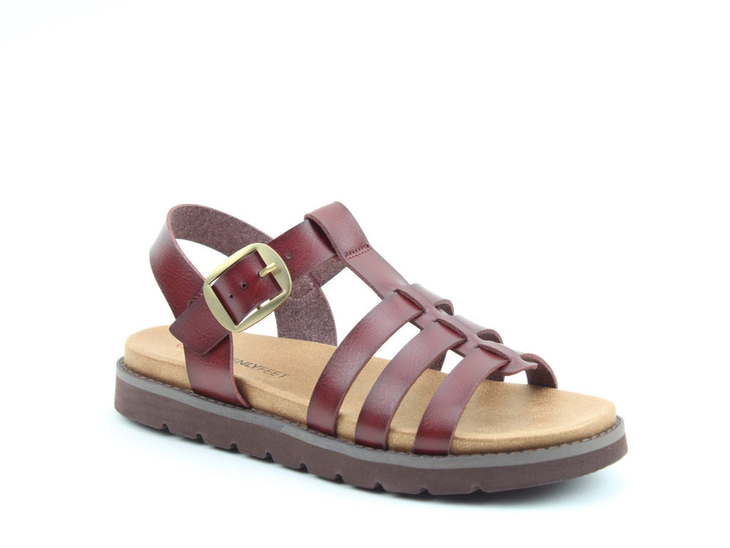 Heavenly Feet Saltwater Redwood Womens Casual Comfort Slingback Buckle Fastening Sandals