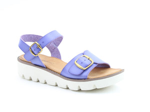 Heavenly Feet Trudy Lilac Womens Casual Comfort Sandals