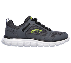 Skechers 232001/CCBK Charcoal Mens Casual Comfort Lace Up Trainers