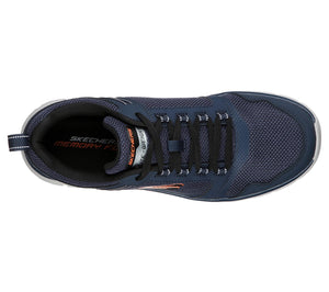 Skechers 232001/NVOR Navy Mens Casual Comfort Lace Up Trainers