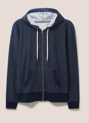 White Stuff Markfield Mens Navy Hoody