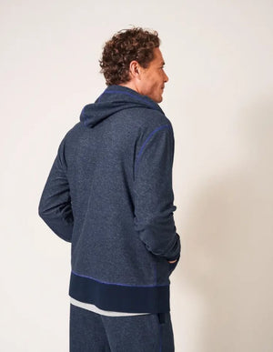 White Stuff Markfield Mens Navy Hoody